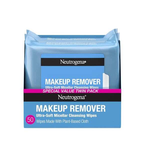 Other - Eco-Friendly Compostable Makeup Wipes with Micellar Formula - 50 Count Twin Pack